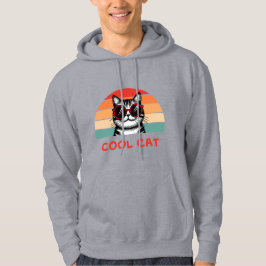 Häftig katt 2 hoodie