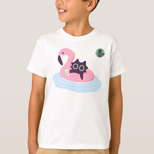 Häftig katt sommar - The Alaska Cat Cafe T Shirt (Framsida)