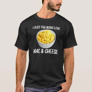 Häftig Mac Och Ost För Män Kvinnor Macaroni Mat Th T Shirt