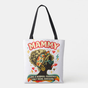 Häftig Mamma Retro Mormor Vintage Groovy Present Tygkasse
