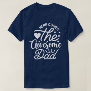 Häftig och fantastisk pappa t-shirt – här kommer h