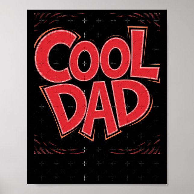 Häftig Pappa-dekal  Poster (Framsidan)