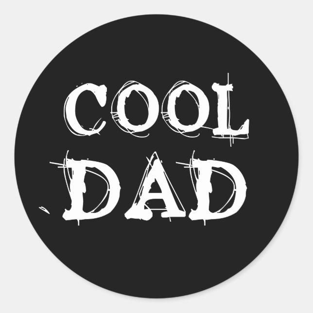 HÄFTIG PAPPA RUNT KLISTERMÄRKE (Framsida)