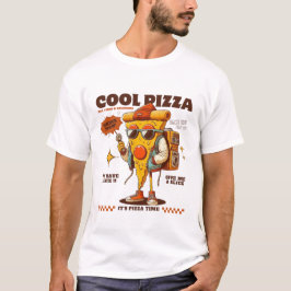 Häftig Pizza T Shirt