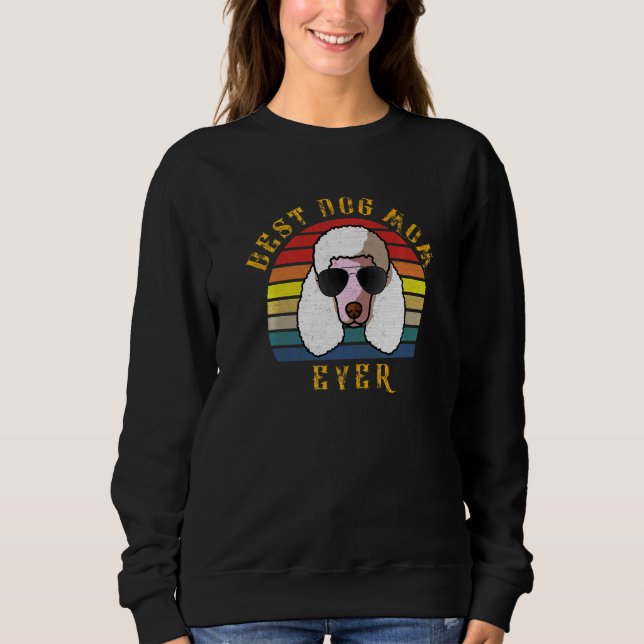 Häftig Pudel Hundmamma  Hund Jul T Shirt (Framsida)