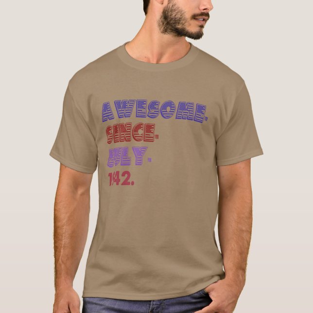HÄFTIG SEDAN 1942 retro T Shirt (Framsida)