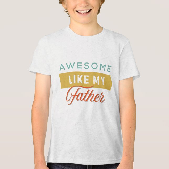 Häftig som min far, barn t shirt (Framsida)