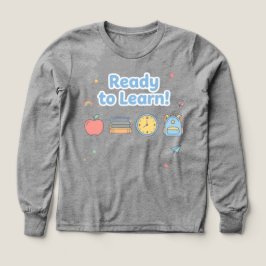 Häftig tillbaka till skolan Svart T-shirt