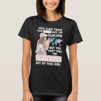 Häftig tjej från College Station  Stolt College-st T Shirt