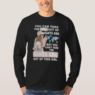 Häftig tjej från Santa Ana City Stolt Santa Ana-tj T Shirt