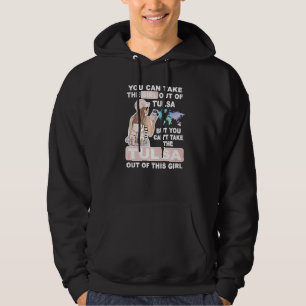 Häftig tjej från Tulsa Stad Stolt Tulsa Tjej Hoodie