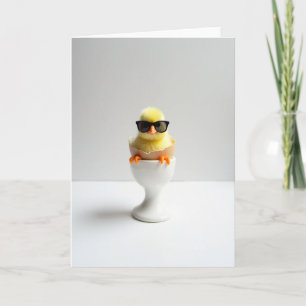 Häftig tjej med solglasögon Fotokort Kort