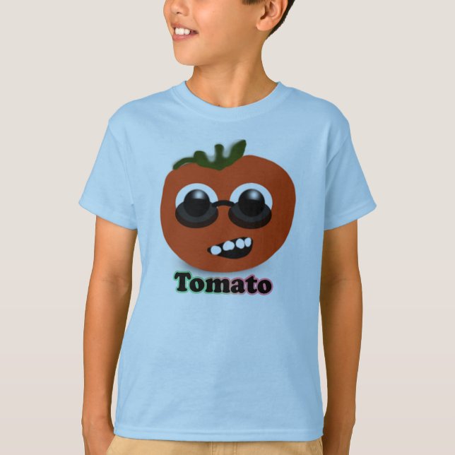 Häftig tomat-tröja t shirt (Framsida)