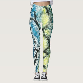 Häftiga fjällleggings leggings
