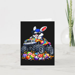 Häftiga påskharen monstertruckägg pojkar barn kort