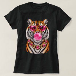 Häftiga Tiger Rooooar Leopard Solglasögon Roligt G T Shirt