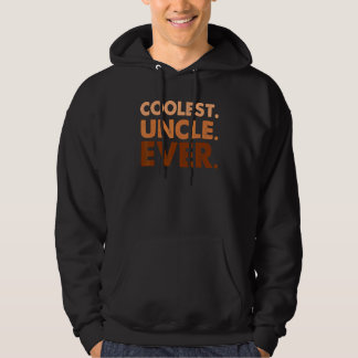 Häftigaste farbror någonsin familjematchande män f hoodie