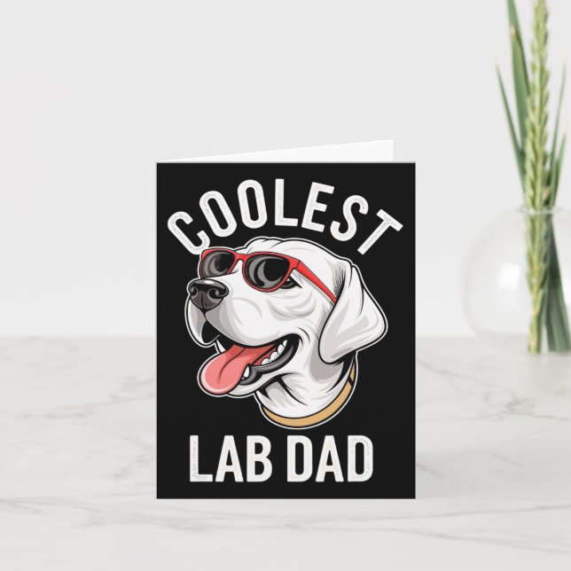 Häftigaste Labbpappa Labrador Retriever Hundpappa  Kort (Framsida)