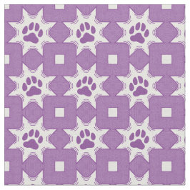 Häftigt geometriskt lila tassavtryck tyg