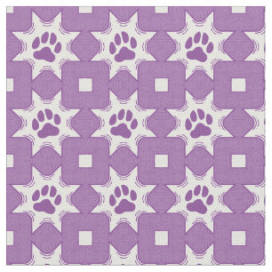 Häftigt geometriskt lila tassavtryck tyg