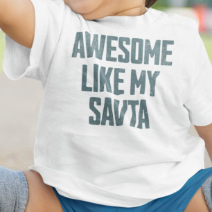 HÄFTIGT LIKT MIN SAVTA Roligt T Shirt