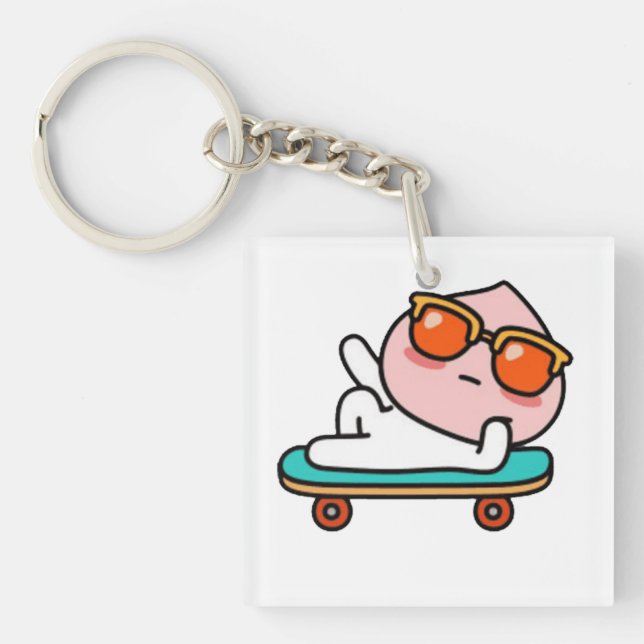 Häftigt skateboard-ögonblick (Framsidan)
