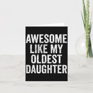 Häftigt som min äldsta dotter mors dag pappa kort