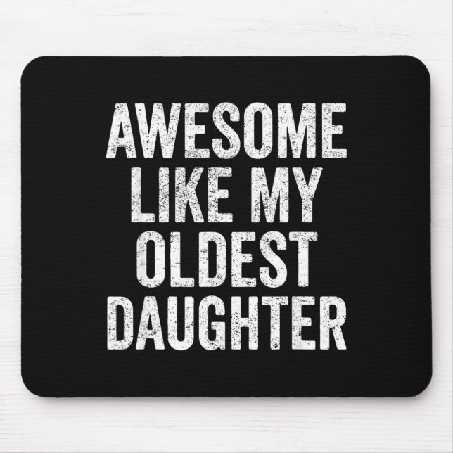 Häftigt som min äldsta dotter Mors dag Pappa Musmatta (Framsidan)