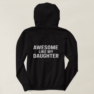 Häftigt Som Min Dotter T‑Shirt Design – Stolt Papp T Shirt