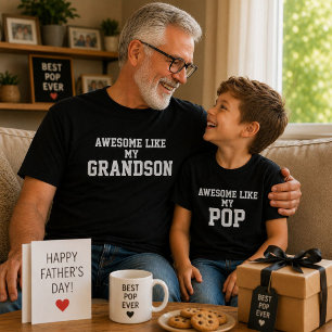 Häftigt som min Pop Roliga barnskjorta present  T Shirt