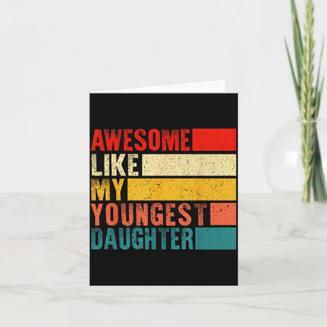 Häftigt som min yngsta dotter mors dag fet kort (Framsida)