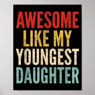 Häftigt som min yngsta dotter mors dag fet poster