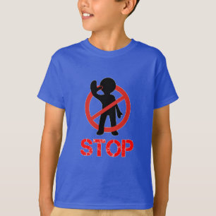 Häftigt Stopp Gå Ej In Grafisk T Shirt