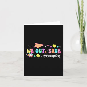 Häftigt, vi är ute, bror, rådgivare, sista skoldag kort