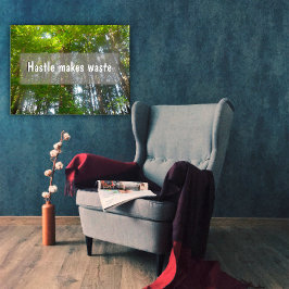 Häftning gör att slösar inspirerande poster