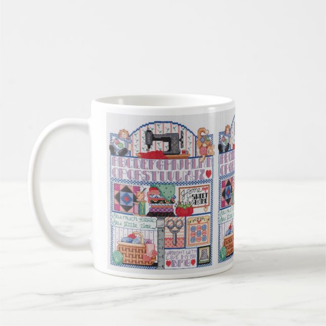 Häftnings märkduk kaffemugg (Vänster)