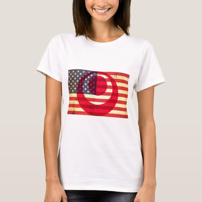 Hafu American/Okinawan Dam stickt-Shirt T Shirt (Framsida)