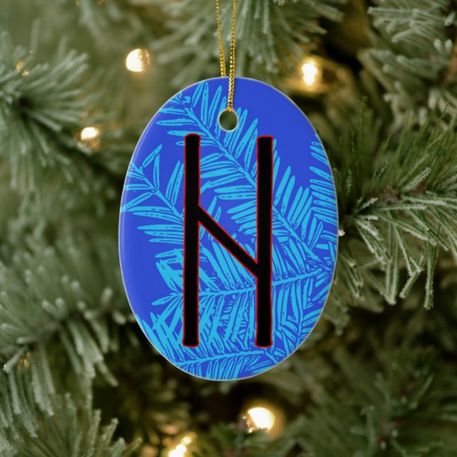 Hagalaz Rune Yule Ornament - Omvandling! (Träd)