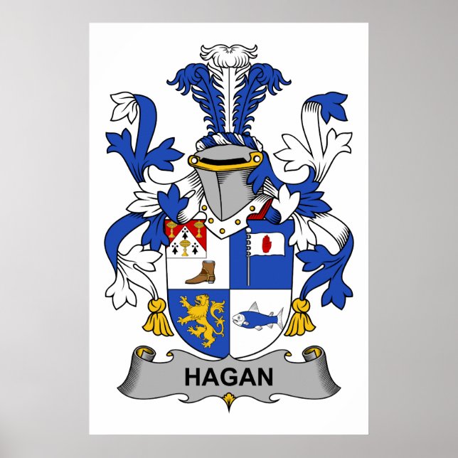 Hagan Family Crest Poster (Framsidan)