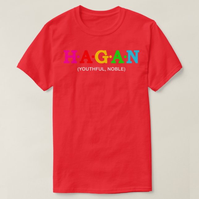Hagan Youthful Noble T Shirt (Design framsida)