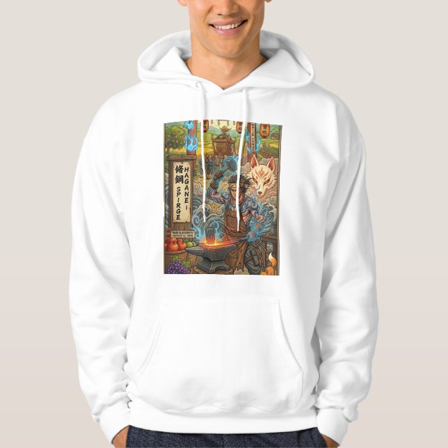 Hagane: The Harvest Forge – Neo-Traditional Hoodie (Framsida)
