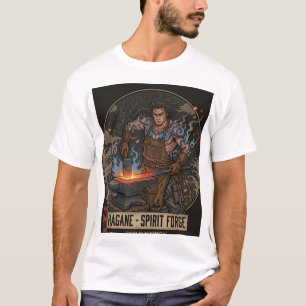 Hagane the Spirit Forge Blacksmith - Neo-tradition T Shirt