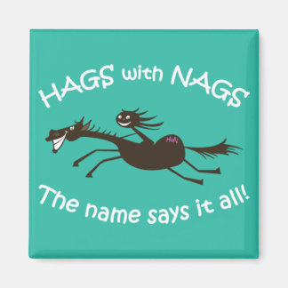 Hagar med Nags-Vintagens designmagnet Magnet
