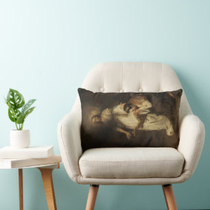 Hagar och ängeln (av Carel Fabritius) Lumbarkudde