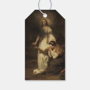 Hagar och ängeln (av Carel Fabritius) Presentetikett