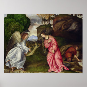 Hagar och ängeln poster