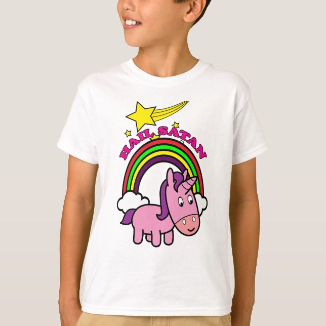 Hagel gulliga Satan - T-shirt (Framsida)