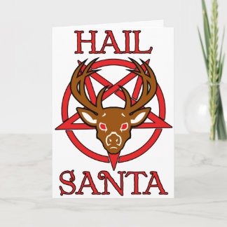 Hagel Santa Helgkort