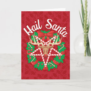 Hagel Santa! Helgkort