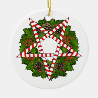 Hagel Santa Julgransprydnad Keramik